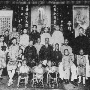 Group of people standing for a portrait
