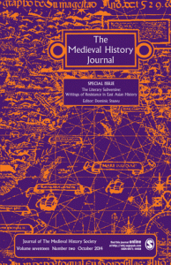 Medieval History Journal Cover