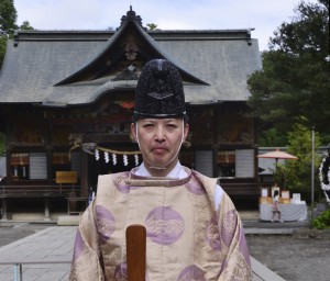Priest of Chichibu shinto shrine in Saitama.